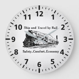 ヴィンテージ船舶 ラージ壁時計