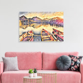 ヴィンテージ船 キャンバスプリント (インサイチュ (リビング))