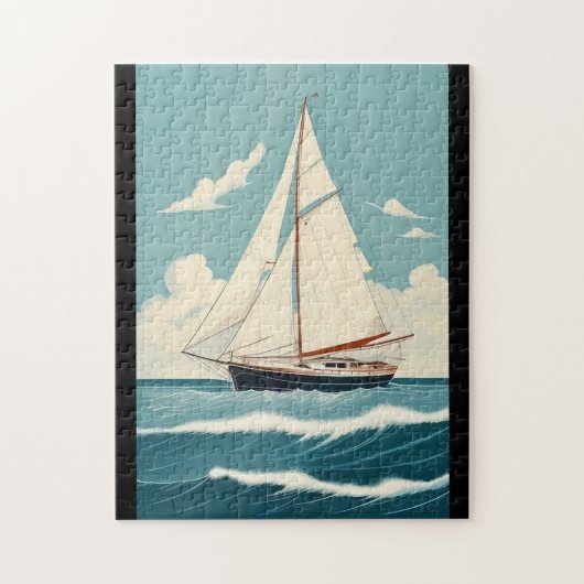 ヴィンテージ船 ジグソーパズル (縦)