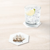 ヴィンテージ船 ペーパーコースター (インサイチュ)