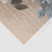 ヴィンテージ色あせたバラとエフエマデクページ 薄葉紙 (詳細)