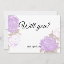 ヴィンテージ色あせたバラは私のブライドメイドのカード