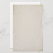 ヴィンテージ色あせた古本端紙文房具 便箋 (正面/裏面)