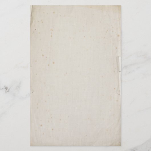 ヴィンテージ色あせた古本端紙文房具 便箋 (正面)