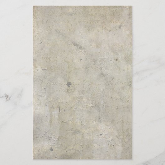 ヴィンテージ色あせた暗グランジ文具 便箋 (正面)