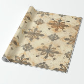 ヴィンテージ色あせ紙包装紙 ラッピングペーパー (アンロールド)