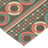 ヴィンテージ色の幾何形状パターン テーブルクロス (アングル)