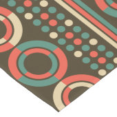 ヴィンテージ色の幾何形状パターン ロングテーブルランナー (コーナー)