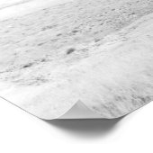 ヴィンテージ色ストライプのあせた絵を描山の丘 ポスター (角)