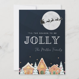 ヴィンテージ色彩の鮮やかサノスノースイーダーホリデーカード シーズンカード