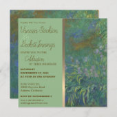 ヴィンテージ色彩の鮮やかフォージュモネ結婚式招待状 招待状 (正面/裏面)