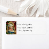 ヴィンテージ色彩の鮮やかボーイオンクリスマスベルオーナメント ラベル (インサイチュ)