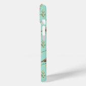 ヴィンテージ色彩の鮮やかロビン鳥模様 Case-Mate iPhoneケース (裏面 / 左)