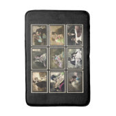 ヴィンテージ色彩色浴用マット バスマット (正面縦)