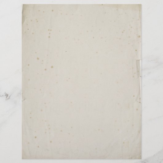 ヴィンテージ色空白のあせた葉本のレターヘッド (正面)