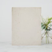 ヴィンテージ色空白のあせた葉本のレターヘッド (スタンド正面)