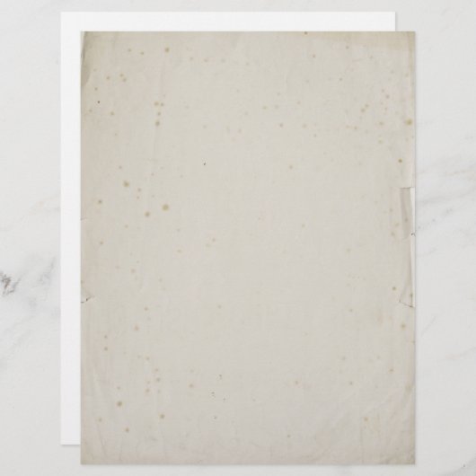 ヴィンテージ色空白のあせた葉本のレターヘッド (正面/裏面)