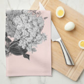 ヴィンテージ色(ほこりっぽいピンク) キッチンタオル (四つ折り)