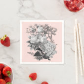 ヴィンテージ色(ほこりっぽいピンク) スタンダードカクテルナプキン (インサイチュ)