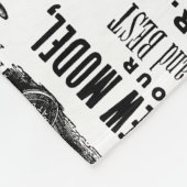 ヴィンテージ芝刈りソフト広告 フリースブランケット (角)