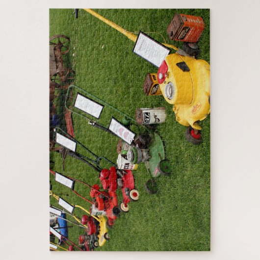 ヴィンテージ芝刈り機(オーストラリア) ジグソーパズル (縦)