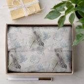 ヴィンテージ花はがきイタリアンティッシュペーパー 薄葉紙 (ギフト)