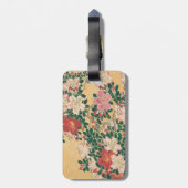 ヴィンテージ花アザラ日本の絵画ア ラゲッジタグ (裏面縦)