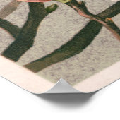 ヴィンテージ花イラストレーションポスター ポスター (角)