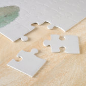 ヴィンテージ花イラストレーション ジグソーパズル (側面)