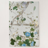 ヴィンテージ花イラストレーション ジグソーパズル (縦)