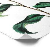 ヴィンテージ花イラストレーション ポスター (角)