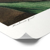 ヴィンテージ花イラストレーション ポスター (角)