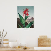 ヴィンテージ花イラストレーション ポスター (キッチン)