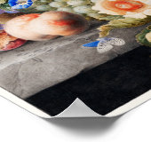 ヴィンテージ花イラストレーション ポスター (角)