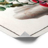 ヴィンテージ花イラストレーション ポスター (角)