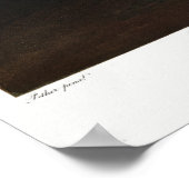 ヴィンテージ花イラストレーション ポスター (角)