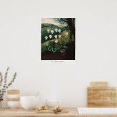 ヴィンテージ花イラストレーション ポスター (キッチン)