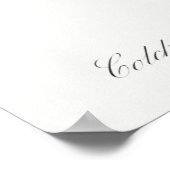 ヴィンテージ花イラストレーション ポスター (角)