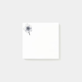 ヴィンテージ花イラストレーション。 ポストイット