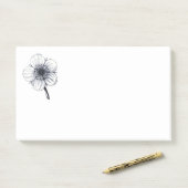 ヴィンテージ花イラストレーション。 ポストイット (デスク)