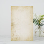 ヴィンテージ花ジャーナルノート紙 便箋 (スタンド正面)