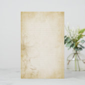 ヴィンテージ花ジャーナルノート紙 便箋 (スタンド正面)