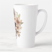 ヴィンテージ花スカル カフェラテマグ (右)