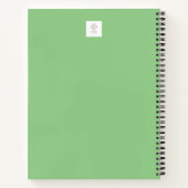 ヴィンテージ花スパイラルノートパソコエレガントン – フローラ ノートブック (裏面)