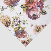 ヴィンテージ花パターンティッシュペーパー 薄葉紙 (詳細)