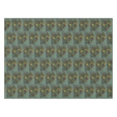 ヴィンテージ花ファンゴッホパンジーのバスケット テーブルクロス (正面(横))