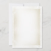 ヴィンテージ花ラブハートブライダルシャワー招待状 招待状 (裏面)