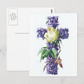 ヴィンテージ花十字 ポストカード (正面/裏面)