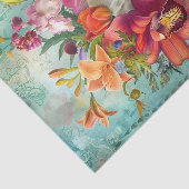 ヴィンテージ花器デコページの花 薄葉紙 (詳細)