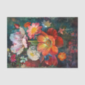 ヴィンテージ花器デコページの花 薄葉紙 (正面)